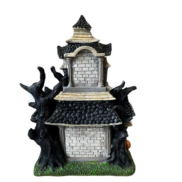 Halloween Haunted House LED Battery Lighted Ghosts Bats Creepy Pumpkins 16" NEW - Picture 7 of 15